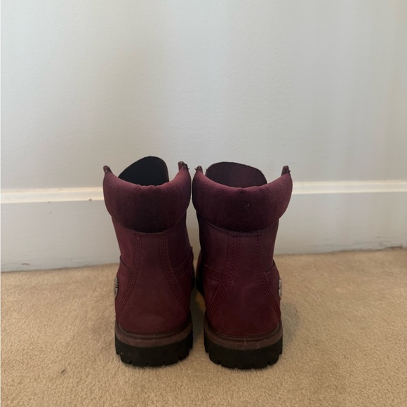 Timberland Burgundy Lace-Up Boots - Picture 5 of 5